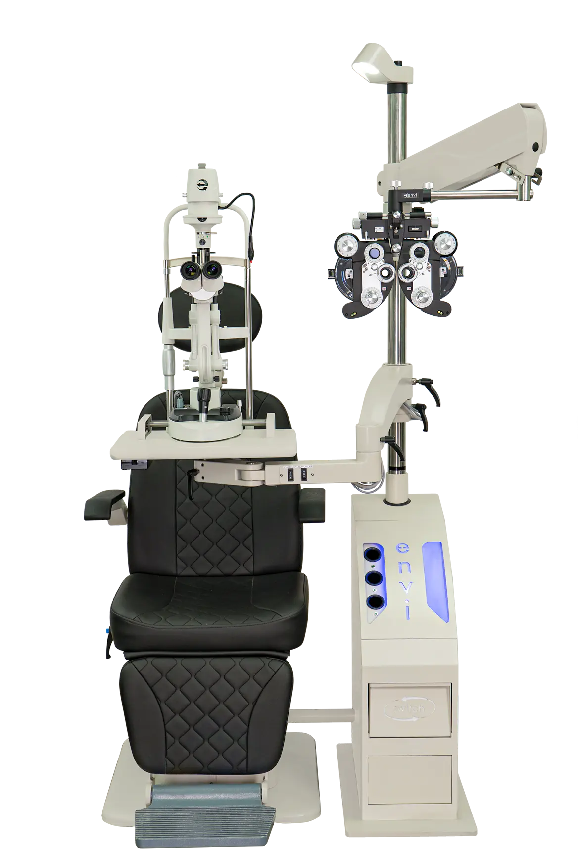 Envi complete exam lane setup with chair, stand, and all equipment