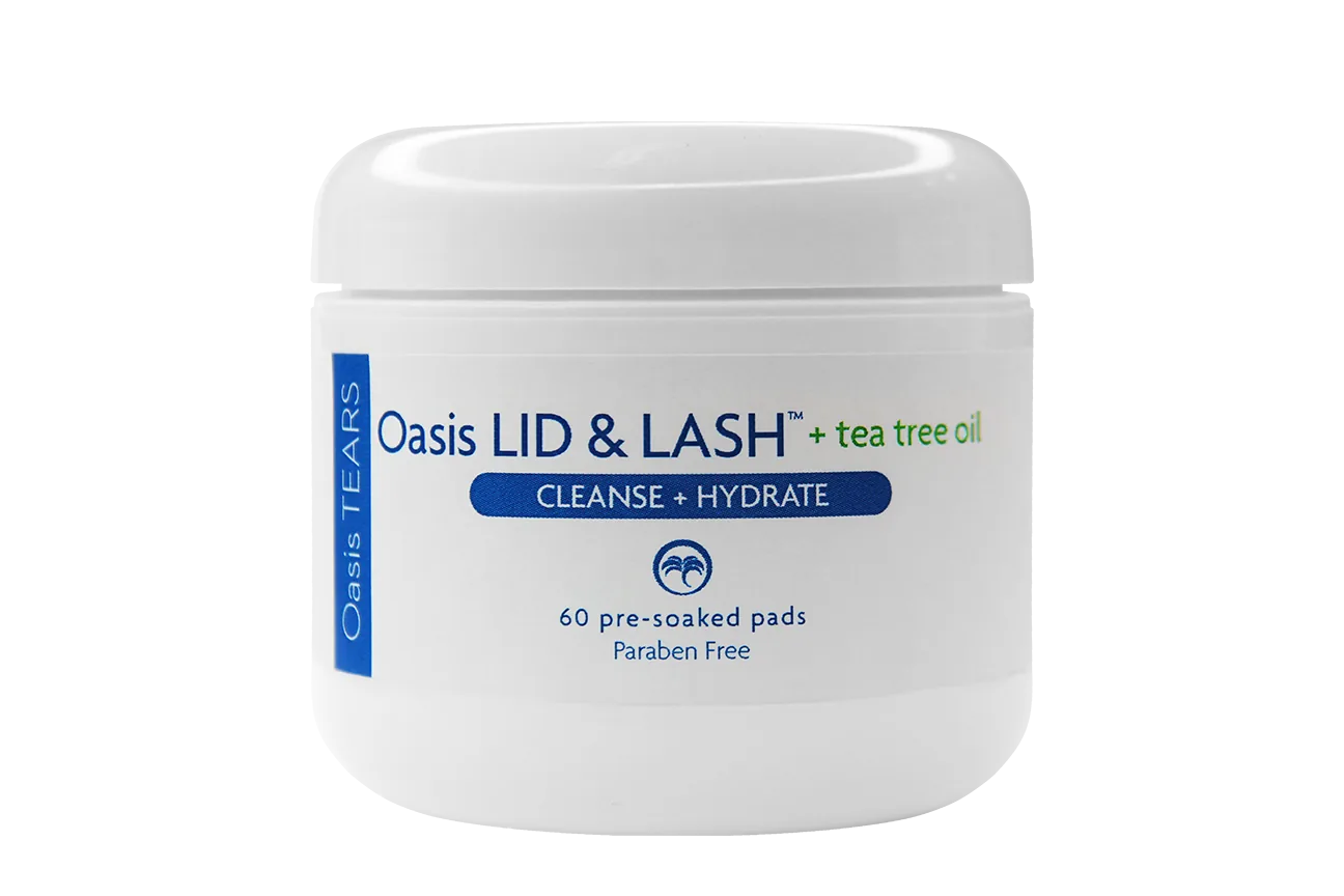 OASIS LID & LASH tea tree oil eyelid cleansing pads
